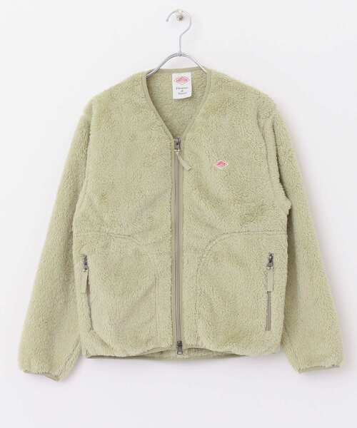 DANTON（ダントン）の「DANTON　HIGH PILE ZIP V-NECK JACKET（その他アウター・レディース・ライトカーキ/ブラック/チャコールグレー/ネイビー/ピンクベージュ・36）」の20枚目の写真