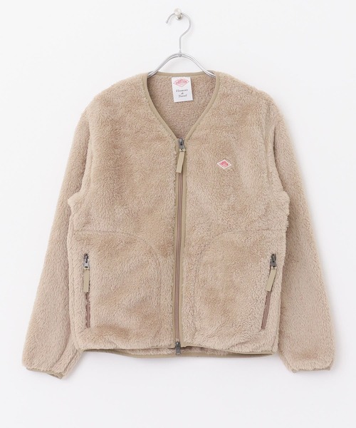 DANTON（ダントン）の「DANTON　HIGH PILE ZIP V-NECK JACKET（その他アウター・レディース・ライトカーキ/ブラック/チャコールグレー/ネイビー/ピンクベージュ・36）」の21枚目の写真