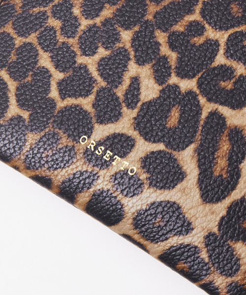 ORSETTO(オルセット)の「【ORSETTO】 LEOPARDE スマホポシェット(ショルダーバッグ・レディース・ブラウン・フリー)」の7枚目の写真