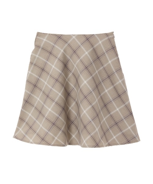 fifth calin（フィフスカラン）の「ミニフレアスカート（スカート・レディース・ブラウン/グレー・MEDIUM）」の6枚目の写真