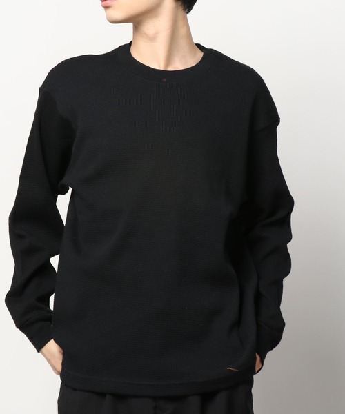 PRO CLUB (プロクラブ)の「JE-PRO5-6.7oz.Thermal LSTEE/プロファイブ サーマルロンT(Tシャツ/カットソー・メンズ・ホワイト/ブラック/ダークブラウン/カーキ/パープル/オレンジ/グリーン・M/L/XL)」の14枚目の写真