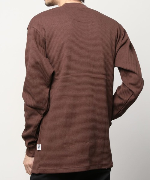 PRO CLUB (プロクラブ)の「JE-PRO5-6.7oz.Thermal LSTEE/プロファイブ サーマルロンT(Tシャツ/カットソー・メンズ・ホワイト/ブラック/ダークブラウン/カーキ/パープル/オレンジ/グリーン・M/L/XL)」の12枚目の写真