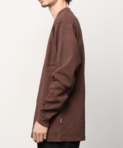 PRO CLUB (プロクラブ)の「JE-PRO5-6.7oz.Thermal LSTEE/プロファイブ サーマルロンT(Tシャツ/カットソー・メンズ・ホワイト/ブラック/ダークブラウン/カーキ/パープル/オレンジ/グリーン・M/L/XL)」の11枚目の写真