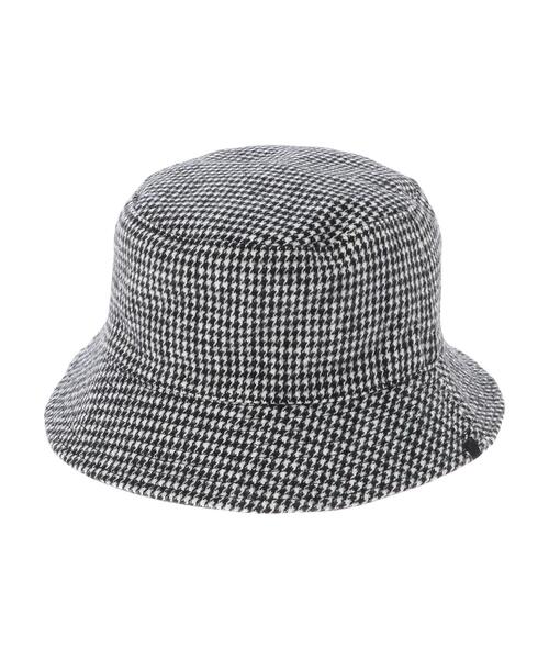 Green Parks(グリーンパークス)の「・チェックリバーシブルハット*(ハット・レディース・ブラウン/ブラック/グレー・FREE)」の5枚目の写真