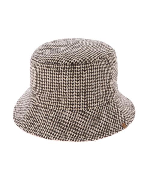 Green Parks(グリーンパークス)の「・チェックリバーシブルハット*(ハット・レディース・ブラウン/ブラック/グレー・FREE)」の16枚目の写真