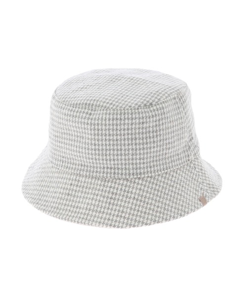 Green Parks(グリーンパークス)の「・チェックリバーシブルハット*(ハット・レディース・ブラウン/ブラック/グレー・FREE)」の1枚目の写真