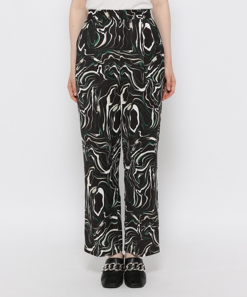 PAGEBOY（ページボーイ）の「カラーMIXマーブルパンツ（その他パンツ・レディース・ブラック/オフホワイト・FREE）」の7枚目の写真