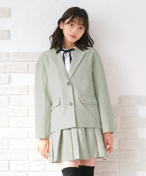 by LOVEiT(バイラビット)の「ジャケット(テーラードジャケット・キッズ・エメラルド/マルチ/ブラック・160cm/150cm/140cm/130cm)」の9枚目の写真