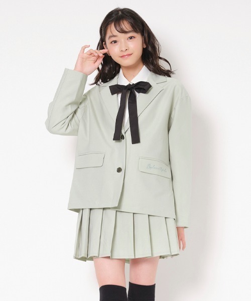 by LOVEiT(バイラビット)の「ジャケット(テーラードジャケット・キッズ・エメラルド/マルチ/ブラック・160cm/150cm/140cm/130cm)」の6枚目の写真