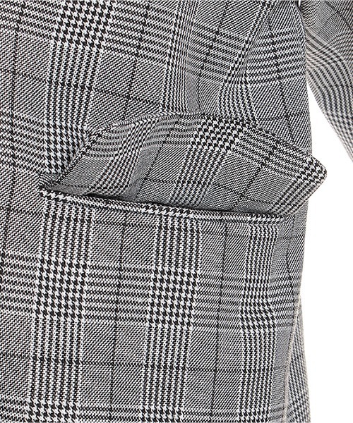 by LOVEiT(バイラビット)の「ジャケット(テーラードジャケット・キッズ・エメラルド/マルチ/ブラック・160cm/150cm/140cm/130cm)」の15枚目の写真