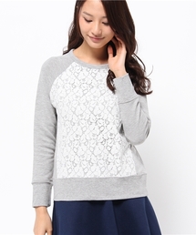 【CIAOPANIC TYPY】レース×スウェットプルオーバー