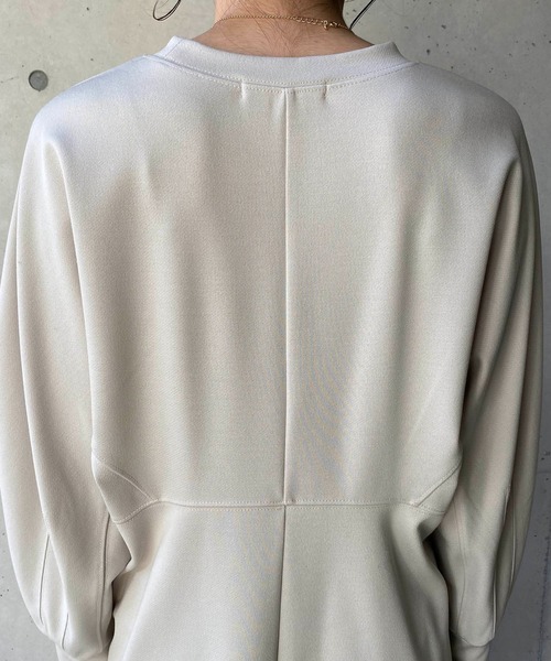 CAPRICIEUX LE'MAGE（カプリシューレマージュ）の「ラウンド立体スリーブワンピース（ワンピース・レディース・ホワイト系その他/ブラック/グリーン/ライトグレー・FREE）」の8枚目の写真