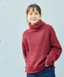 アゼアミタートルネックニット