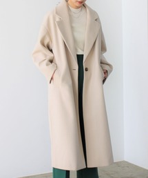 GeeRA | ニットモッサ袖タックチェスターコート(その他アウター)