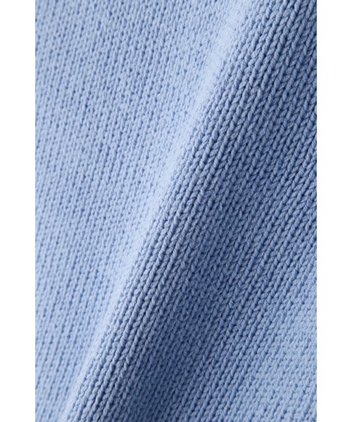 human woman(ヒューマンウーマン)の「◆コットンアクリル天竺ニットプルオーバー(ニット/セーター・レディース・ホワイト系その他/パープル/ブルー・MEDIUM)」の14枚目の写真