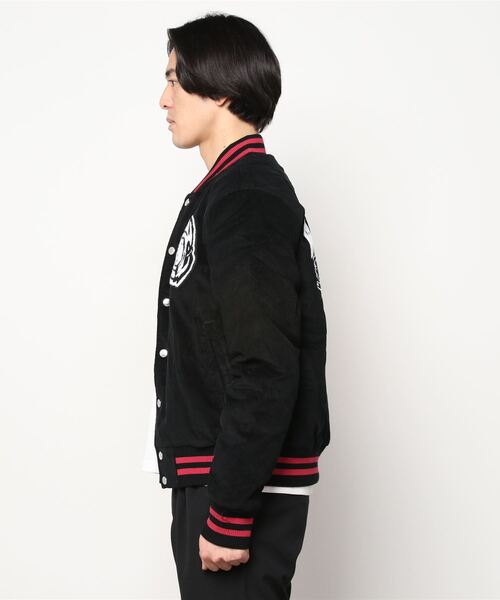 BILLIONAIRE BOYS CLUB(ビリオネア・ボーイズ・クラブ)の「BB MONIES VARCITY JACKET(スタジャン・メンズ・ブラック・MEDIUM/X-LARGE/LARGE)」の8枚目の写真