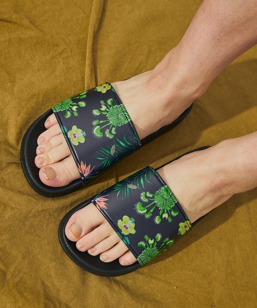 AlexanderLeeChang（アレキサンダーリーチャン）の「AlexanderLeeChang アレキサンダーリーチャン / SO PLANTS SANDAL プランツグラフィックプリントシャワーサンダル  / AC052202（サンダル・メンズ・ブラック・2/3/0）」の4枚目の写真