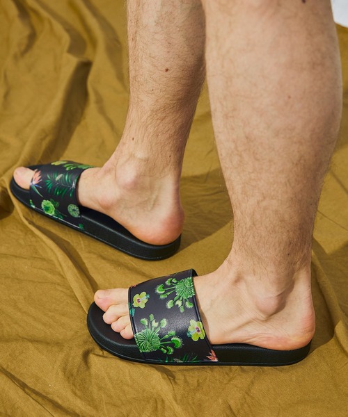 AlexanderLeeChang（アレキサンダーリーチャン）の「AlexanderLeeChang アレキサンダーリーチャン / SO PLANTS SANDAL プランツグラフィックプリントシャワーサンダル  / AC052202（サンダル・メンズ・ブラック・2/3/0）」の5枚目の写真