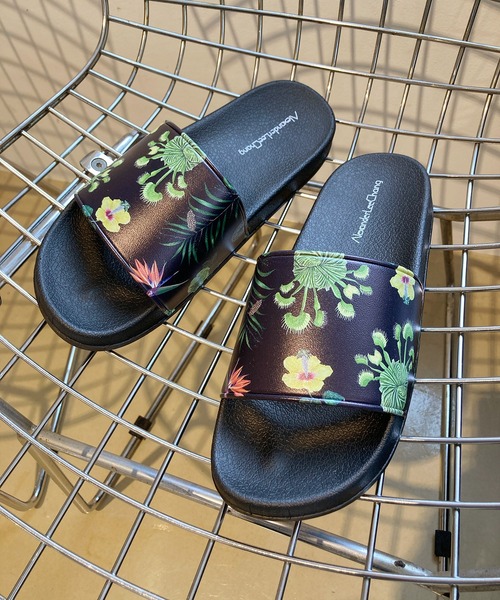 AlexanderLeeChang（アレキサンダーリーチャン）の「AlexanderLeeChang アレキサンダーリーチャン / SO PLANTS SANDAL プランツグラフィックプリントシャワーサンダル  / AC052202（サンダル・メンズ・ブラック・2/3/0）」の6枚目の写真