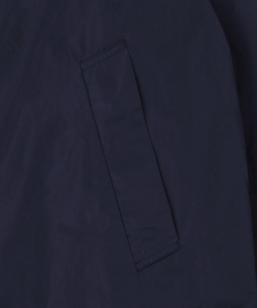 DANTON（ダントン）の「DANTON | ポリエステルタフタ ハーフコート MEN（ステンカラーコート・メンズ・ベージュ/ブラウン/チャコール/ネイビー・42/40/38）」の17枚目の写真