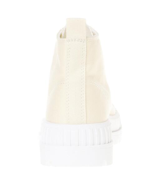 INGNI（イング）の「ハイカットトラックソールスニーカー（スニーカー・レディース・ブラック/アイボリー・L/S/M/LL）」の5枚目の写真