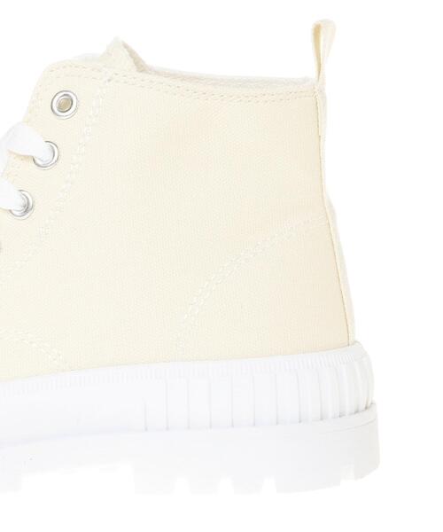 INGNI（イング）の「ハイカットトラックソールスニーカー（スニーカー・レディース・ブラック/アイボリー・L/S/M/LL）」の8枚目の写真