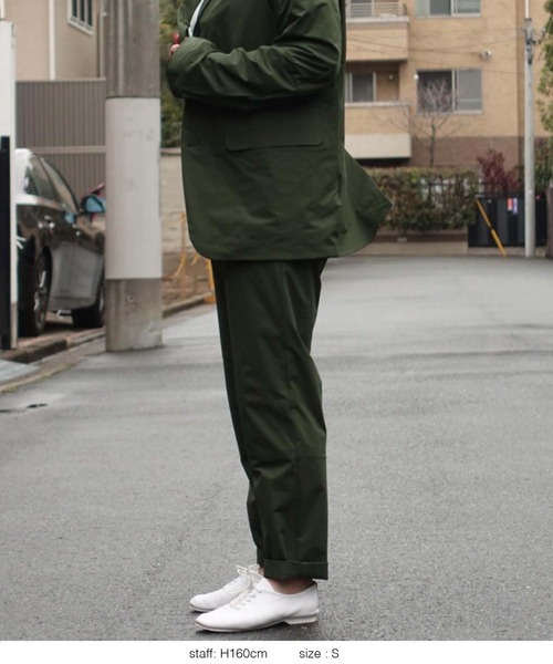 DESCENTE PAUSE（デサントポーズ）の「【デサントPAUSE】パッカブルパンツ / PACKABLE PANTS　日本製　撥水　軽量　ストレッチ（スラックス・メンズ・モスグリーン/グレー/ライトグレー・SMALL/X-LARGE/LARGE/MEDIUM）」の4枚目の写真