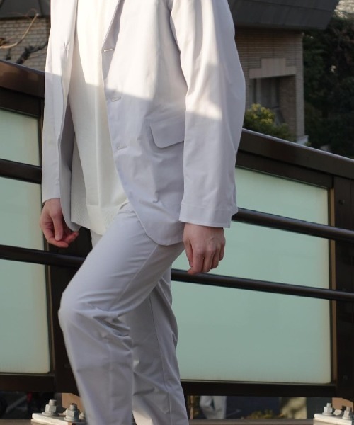 DESCENTE PAUSE（デサントポーズ）の「【デサントPAUSE】パッカブルパンツ / PACKABLE PANTS　日本製　撥水　軽量　ストレッチ（スラックス・メンズ・モスグリーン/グレー/ライトグレー・SMALL/X-LARGE/LARGE/MEDIUM）」の11枚目の写真