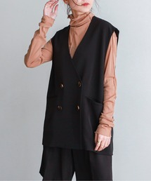 feepur | 《セットアップ対応》ノーカラージレ(ベスト)