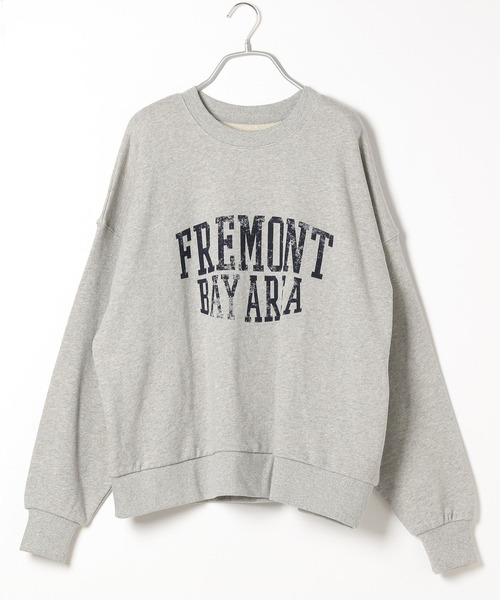 Heather（ヘザー）の「ヴィンテージプリントスウェット　272784（スウェット・レディース・グレー/ネイビー/オフホワイト・FREE）」の4枚目の写真