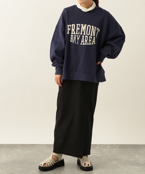 Heather（ヘザー）の「ヴィンテージプリントスウェット　272784（スウェット・レディース・グレー/ネイビー/オフホワイト・FREE）」の21枚目の写真