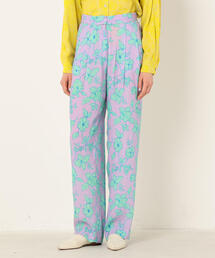 TOMORROWLAND  | forte_forte レーヨン フラワープリントパンツ(その他パンツ)