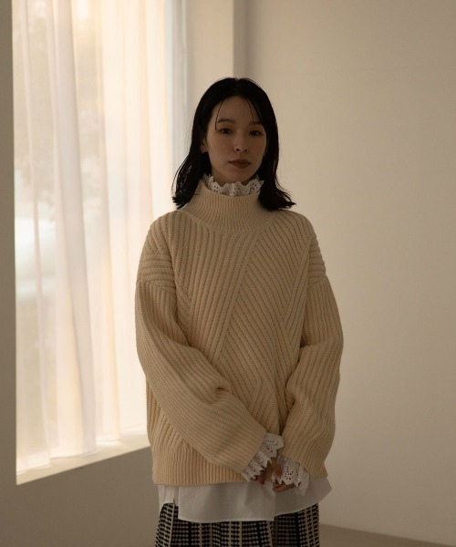 marjour(マージュール)の「VINTAGE LIKE LACENECK BLOUSE(シャツ/ブラウス・レディース・オフホワイト・M)」の10枚目の写真