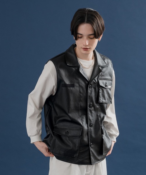 MUHET（ミュエータ）の「アソートミリタリーベスト（ベスト・レディース・ブラック/カーキ・MEDIUM/X-LARGE）」の16枚目の写真