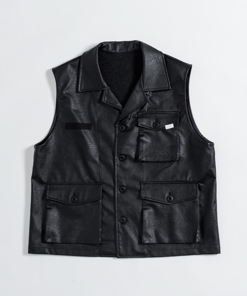 MUHET（ミュエータ）の「アソートミリタリーベスト（ベスト・レディース・ブラック/カーキ・MEDIUM/X-LARGE）」の4枚目の写真