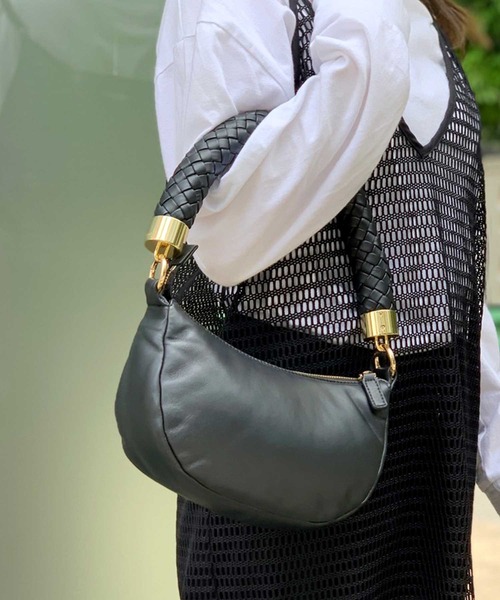 ASH(アッシュ)の「【TRISH】2WAYハンドバッグ(ハンドバッグ・レディース・ベージュ/アイボリー/ブラック・ONE SIZE)」の3枚目の写真