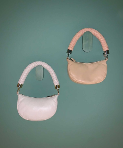 ASH(アッシュ)の「【TRISH】2WAYハンドバッグ(ハンドバッグ・レディース・ベージュ/アイボリー/ブラック・ONE SIZE)」の8枚目の写真