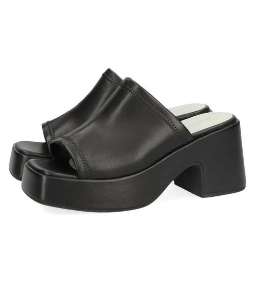 ORiental TRaffic（オリエンタルトラフィック）の「バルキーヒールミュールサンダル/21213（サンダル・レディース・ブラック/グリーン/ホワイト・S/M/L/LL/3L/SS）」の22枚目の写真