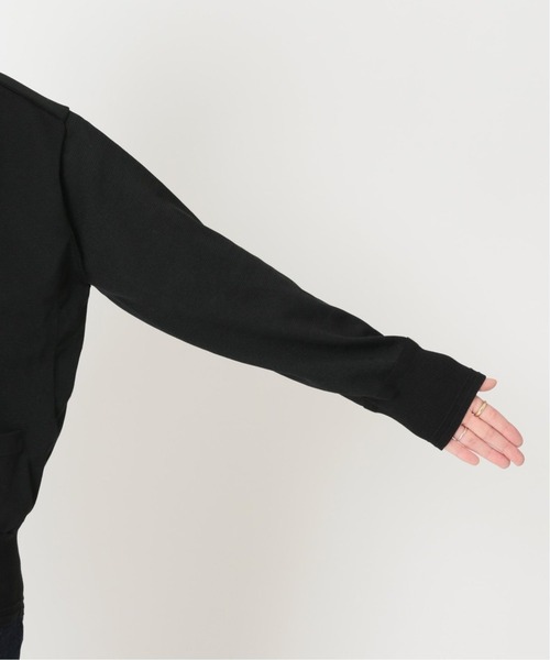 JOURNAL STANDARD（ジャーナルスタンダード）の「《追加》ウォッシャブルハイツイストニットブルゾン◆2（カーディガン/ボレロ・レディース・レッド/グリーン/ブラック/ネイビー・FREE）」の7枚目の写真