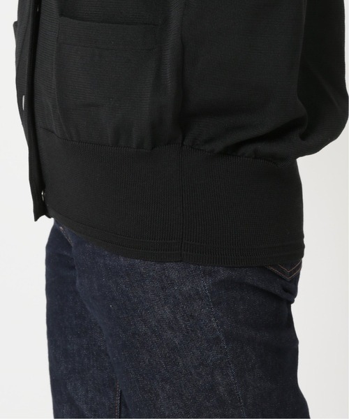 JOURNAL STANDARD（ジャーナルスタンダード）の「《追加》ウォッシャブルハイツイストニットブルゾン◆2（カーディガン/ボレロ・レディース・レッド/グリーン/ブラック/ネイビー・FREE）」の9枚目の写真