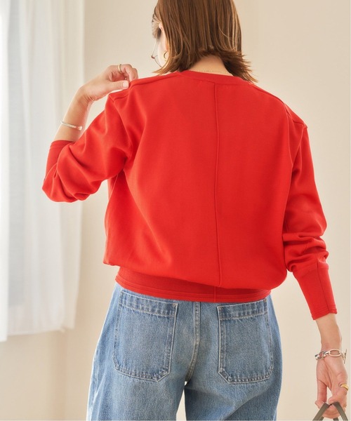 JOURNAL STANDARD（ジャーナルスタンダード）の「《追加》ウォッシャブルハイツイストニットブルゾン◆2（カーディガン/ボレロ・レディース・レッド/グリーン/ブラック/ネイビー・FREE）」の20枚目の写真