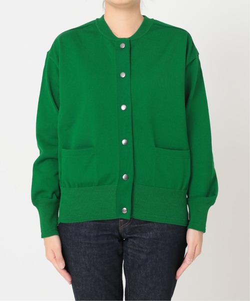 JOURNAL STANDARD（ジャーナルスタンダード）の「《追加》ウォッシャブルハイツイストニットブルゾン◆2（カーディガン/ボレロ・レディース・レッド/グリーン/ブラック/ネイビー・FREE）」の13枚目の写真