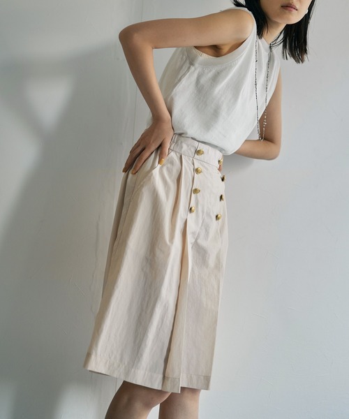 audrey and john wad（オードリーアンドジョンワッド）の「ナイロンマリンハーフパンツ（その他パンツ・レディース・ネイビー/オフホワイト/グリーン系その他3・S/M）」の2枚目の写真