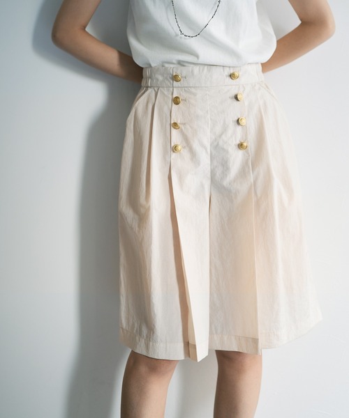 audrey and john wad（オードリーアンドジョンワッド）の「ナイロンマリンハーフパンツ（その他パンツ・レディース・ネイビー/オフホワイト/グリーン系その他3・S/M）」の6枚目の写真