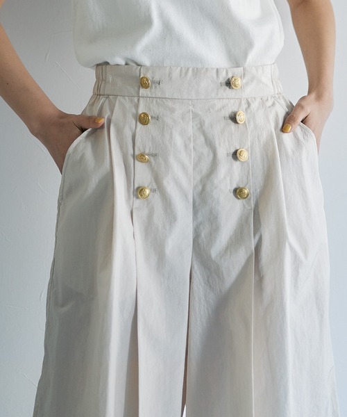 audrey and john wad（オードリーアンドジョンワッド）の「ナイロンマリンハーフパンツ（その他パンツ・レディース・ネイビー/オフホワイト/グリーン系その他3・S/M）」の15枚目の写真