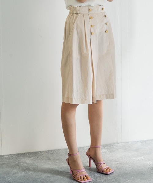 audrey and john wad（オードリーアンドジョンワッド）の「ナイロンマリンハーフパンツ（その他パンツ・レディース・ネイビー/オフホワイト/グリーン系その他3・S/M）」の4枚目の写真