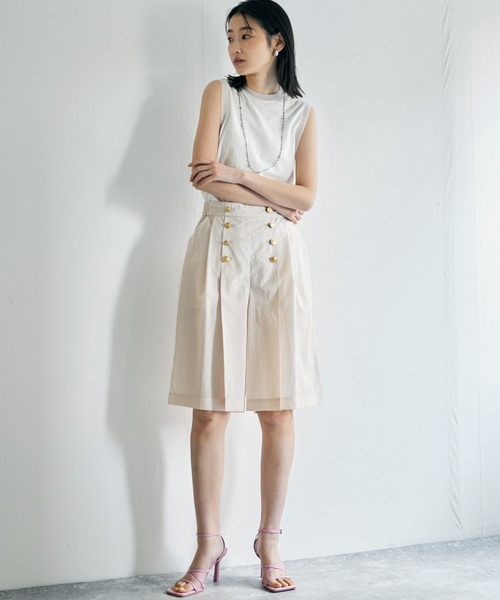 audrey and john wad（オードリーアンドジョンワッド）の「ナイロンマリンハーフパンツ（その他パンツ・レディース・ネイビー/オフホワイト/グリーン系その他3・S/M）」の14枚目の写真