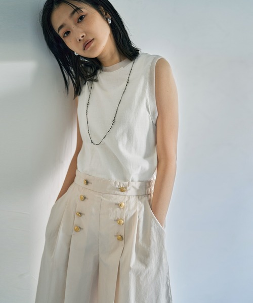 audrey and john wad（オードリーアンドジョンワッド）の「ナイロンマリンハーフパンツ（その他パンツ・レディース・ネイビー/オフホワイト/グリーン系その他3・S/M）」の11枚目の写真