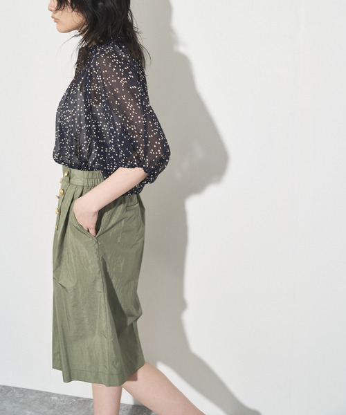 audrey and john wad（オードリーアンドジョンワッド）の「ナイロンマリンハーフパンツ（その他パンツ・レディース・ネイビー/オフホワイト/グリーン系その他3・S/M）」の21枚目の写真