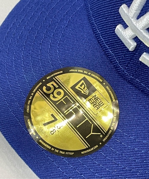 NEW ERA（ニューエラ）の「NEW ERA Pre-Curved 59FIFTY/ニューエラ プレカーブド キャップ（キャップ・メンズ・ブラック/ネイビー/ブルー・FREE/M）」の4枚目の写真